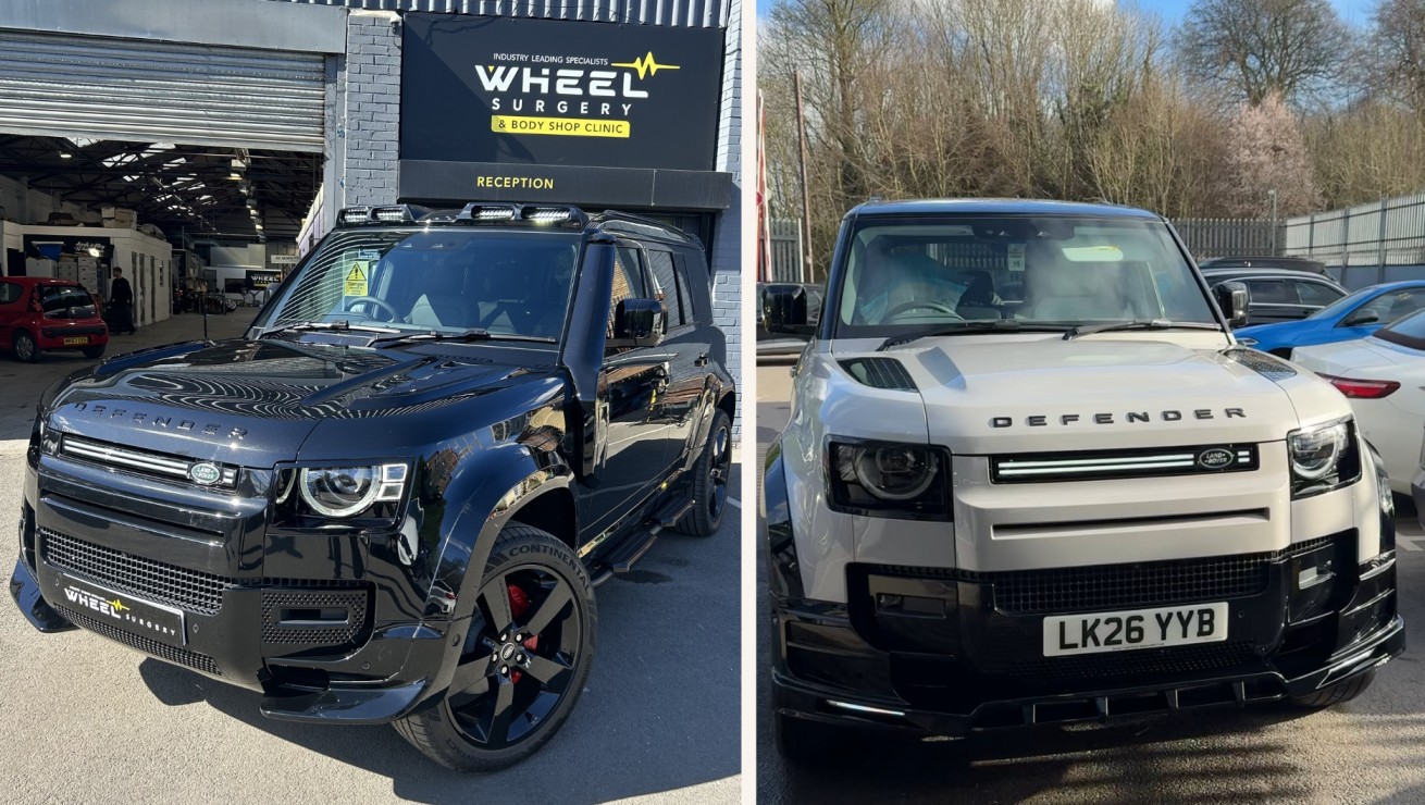Custom body kit installed by Wheel Surgery in Leeds, delivering a seamless fit and high-quality finish.