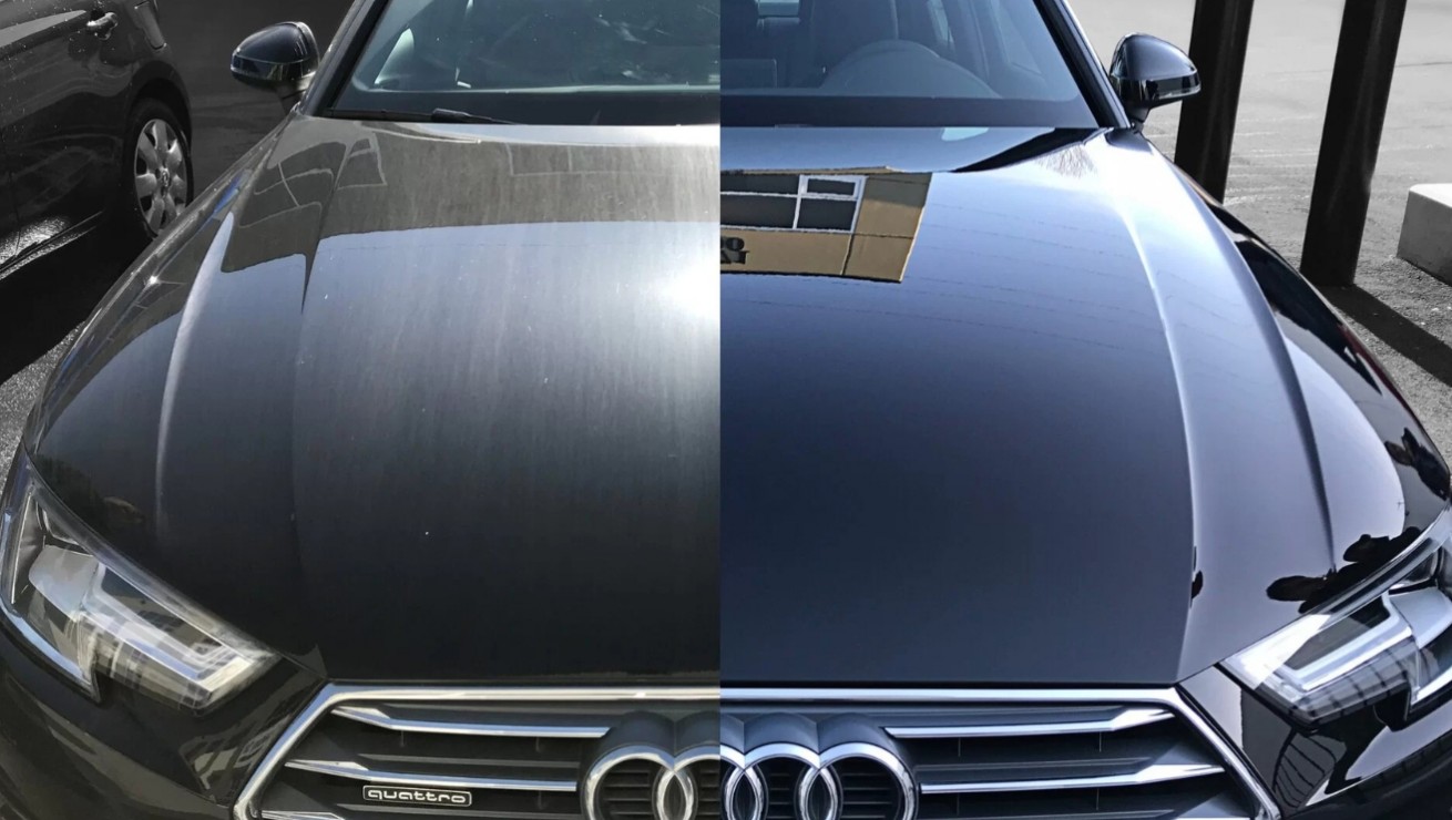Ceramic coating applied by Wheel Surgery in Leeds, enhancing gloss and providing long-lasting paint protection.